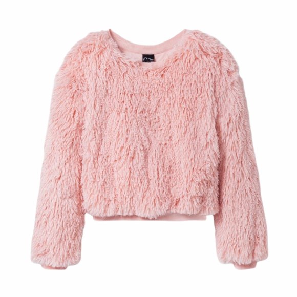 art class Other - Art Class Pink Faux-Fur Sweater Teddy Bear Sz M